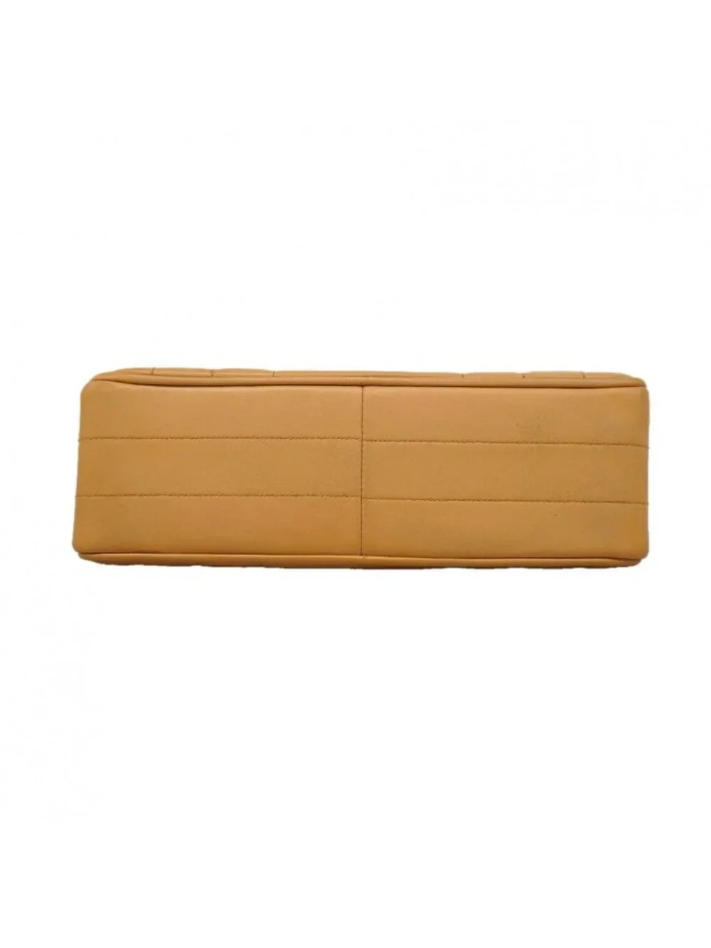 Chanel Handbag Mademoiselle Lambskin Beige Gold